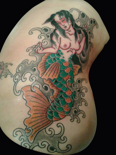 Tattoo of mermaid 