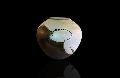 Dark Green Ceramic Vase